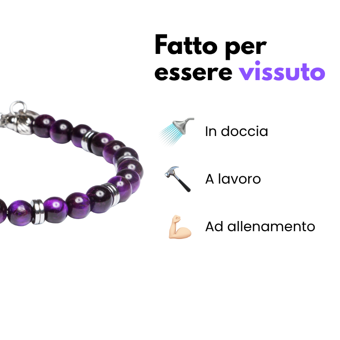 Armband Signoria aus Tigerauge | 6mm
