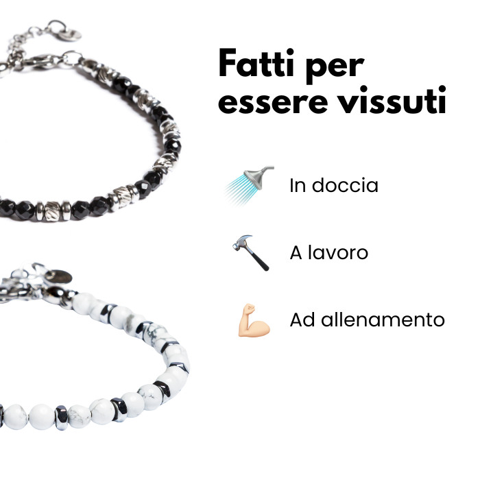 SET bracciale Silenzio + Destino