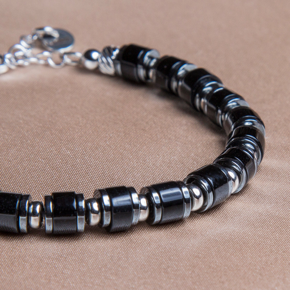 Mystico Armband | 925er Silber & Achat & Hämatit