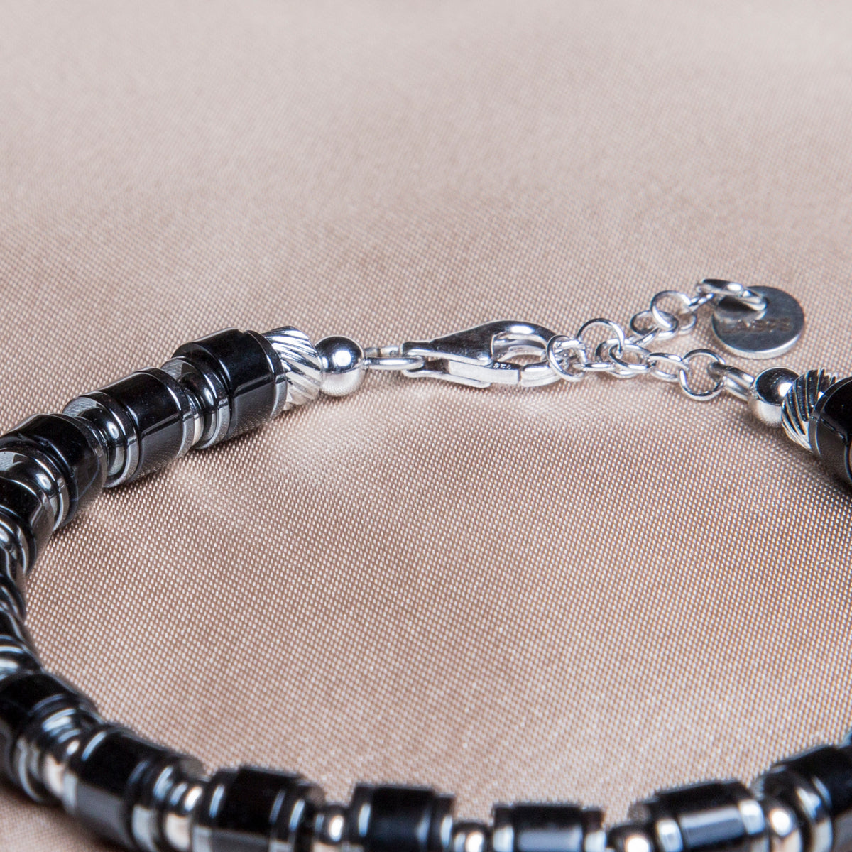 Mystico Armband | 925er Silber & Achat & Hämatit