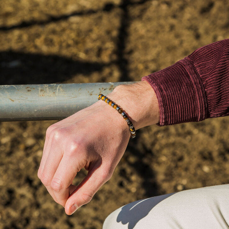 Bracciale Venezia in Occhio di tigre | 6mm