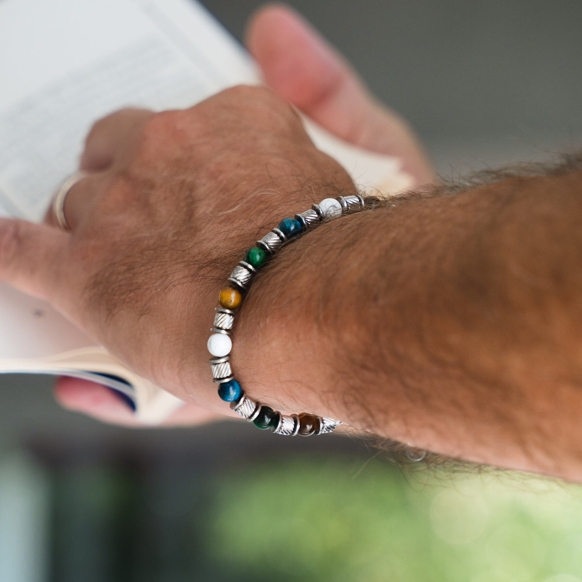 Bracciale Reinbov in occhio di tigre | 6mm