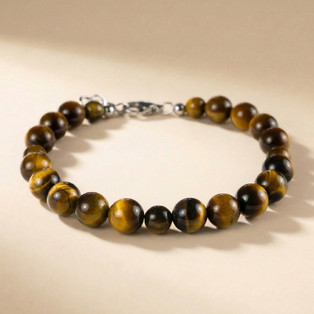 Bracciale in occhio di tigre | 8mm