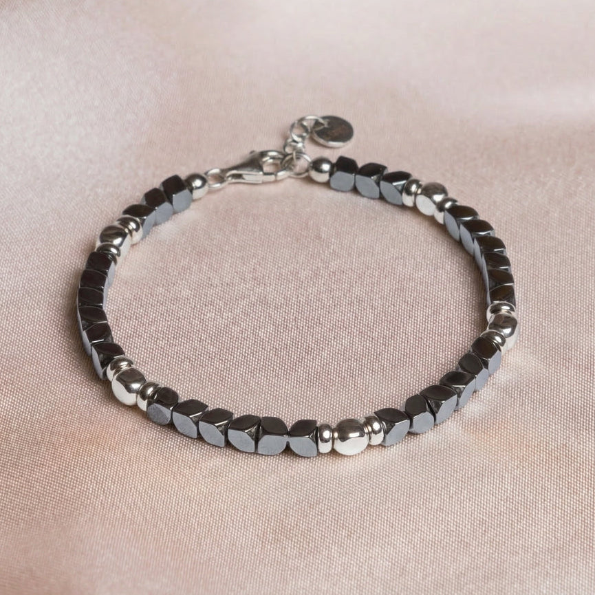 Bracciale Senatore | Argento 925 & Ematite