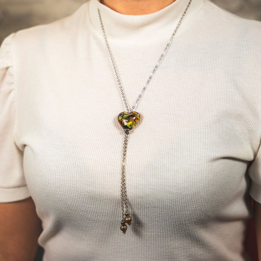 Collana Laguna in vetro di Murano | Oro