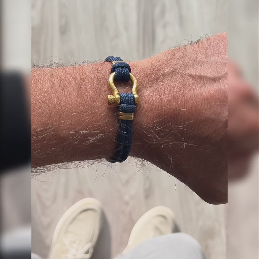 Carica video: Bracciale Titano Abisso