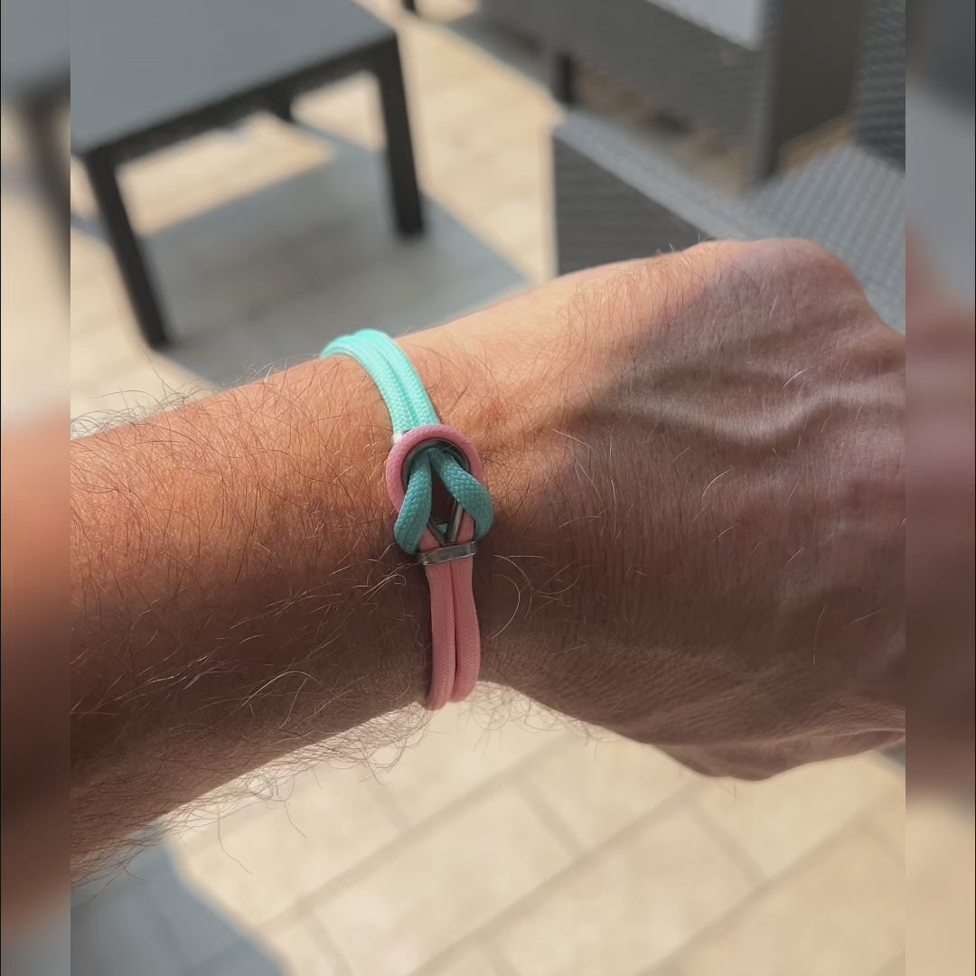 Carica video: Bracciale Portofino Galassia | Fluo