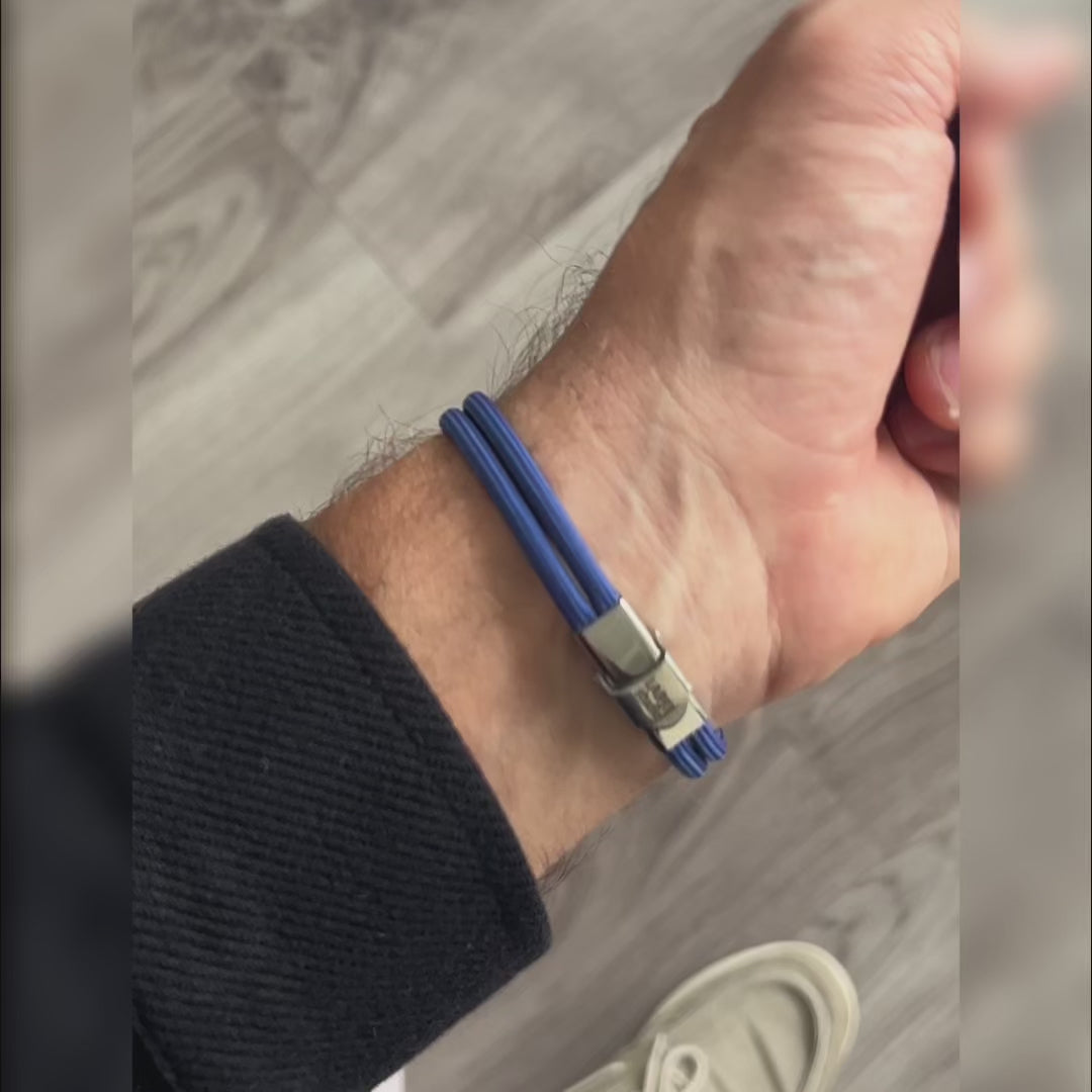 Carica video: Bracciale Titano Marea