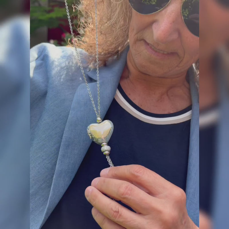 Collana in ceramica artigianale video indossato Get Ready With Me