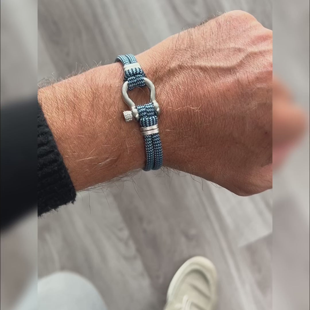 Carica video: Bracciale Titano Oceano