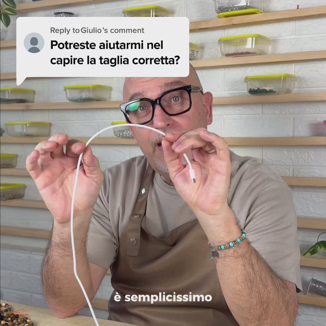 Carica video: Bracciale Sottobosco in occhio di tigre e diaspro | 6mm